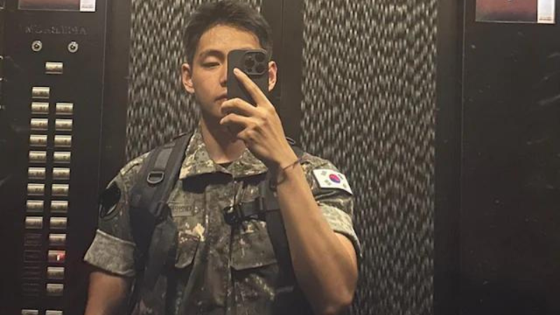 Taehyung de BTS en el servicio militar