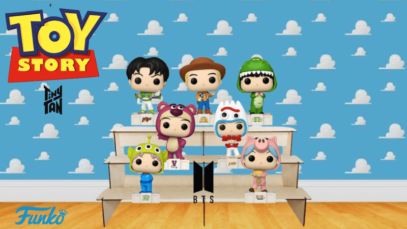 bts funko pop toy story