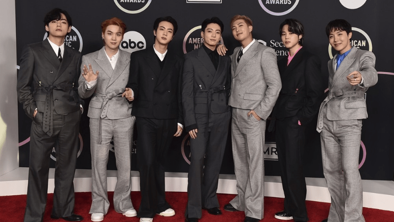 BTS en los premios American Music Awards de 2021 