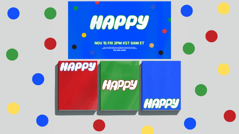 «Happy» de Jin contará con tres versiones distintas