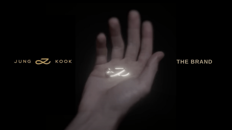 Marca jungkook logotipo Golden