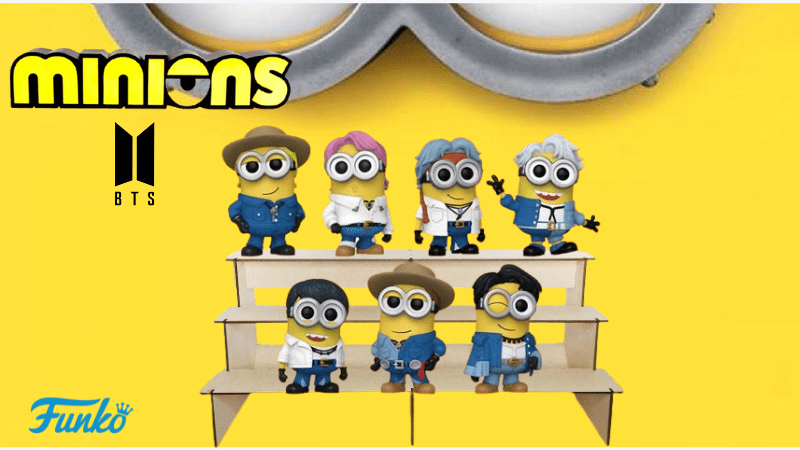 bts funko pop minions