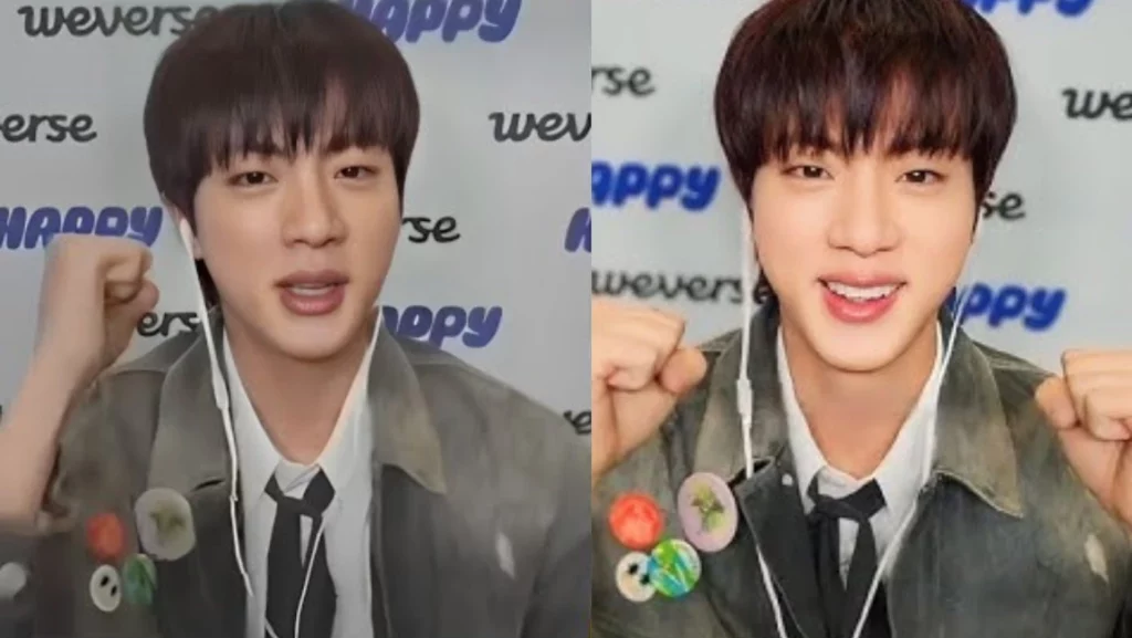 Videollamada con Jin