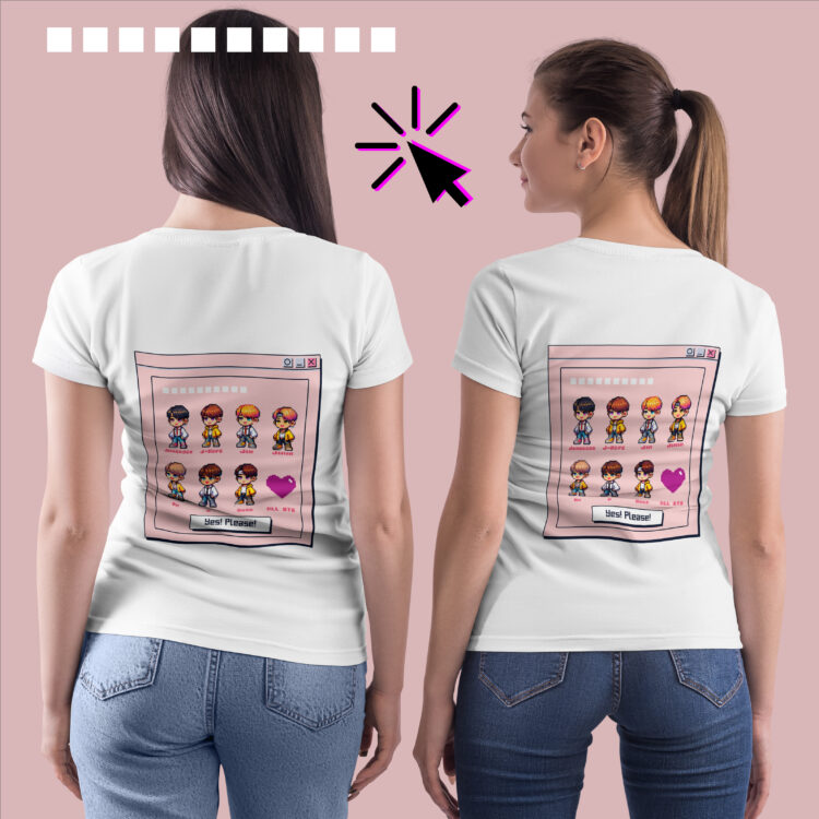 Camiseta BTS Army Retro para mujer - Imagen 5