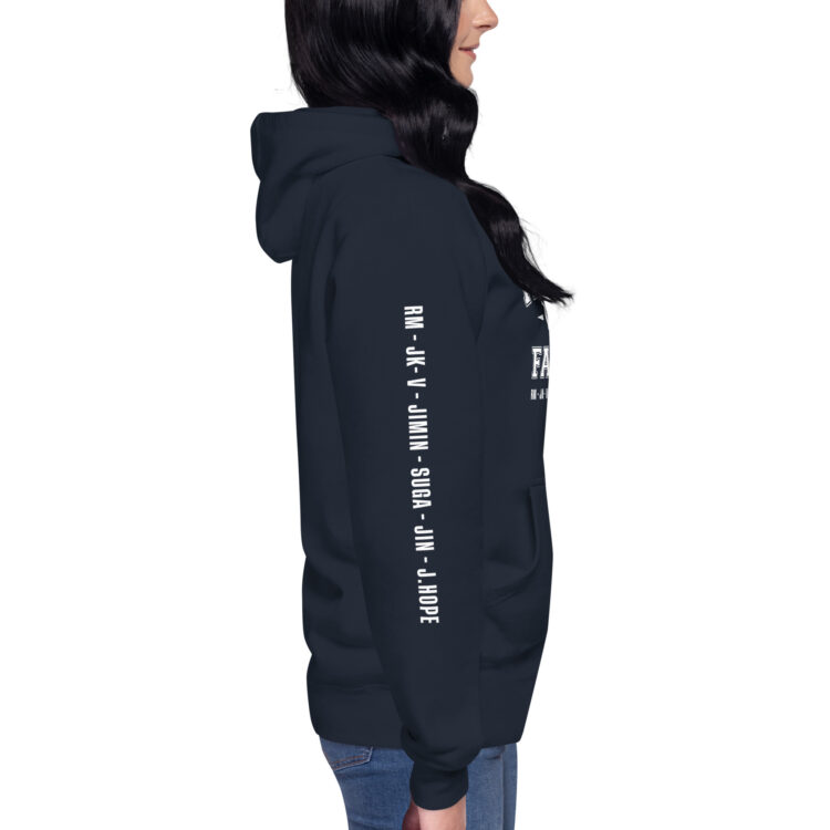 Sudadera BTS Army the best fandom con capucha unisex - Imagen 5