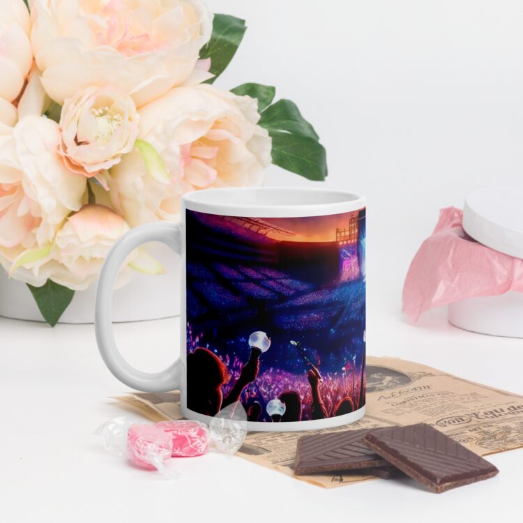 Taza Army BTS concierto blanca brillante - Imagen 2