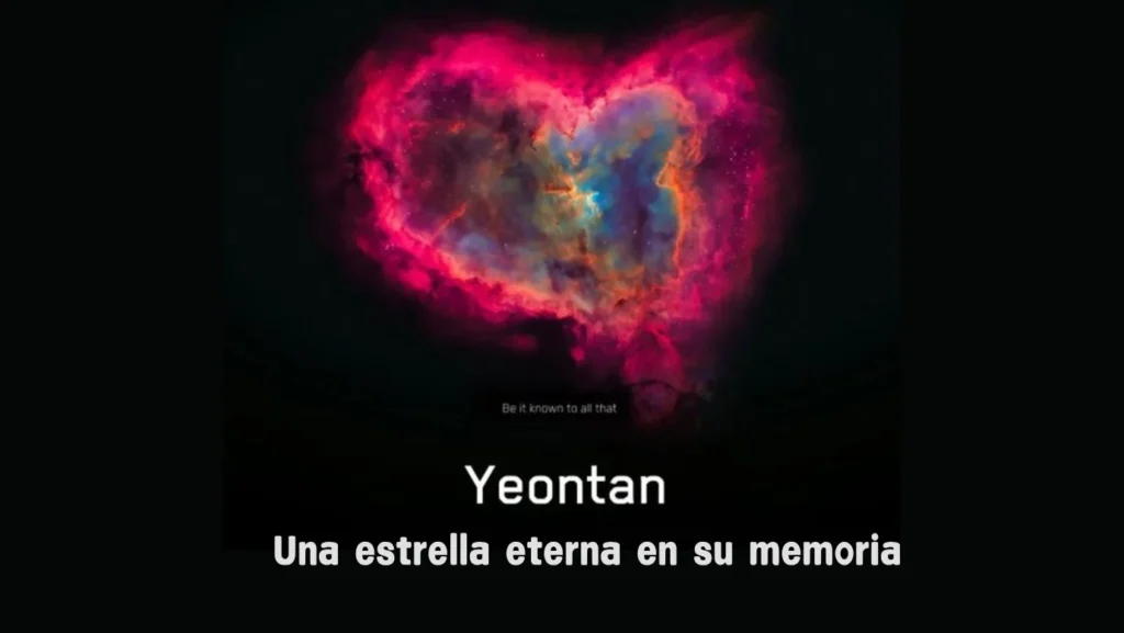 Una estrella eterna en memoria de Yeontan