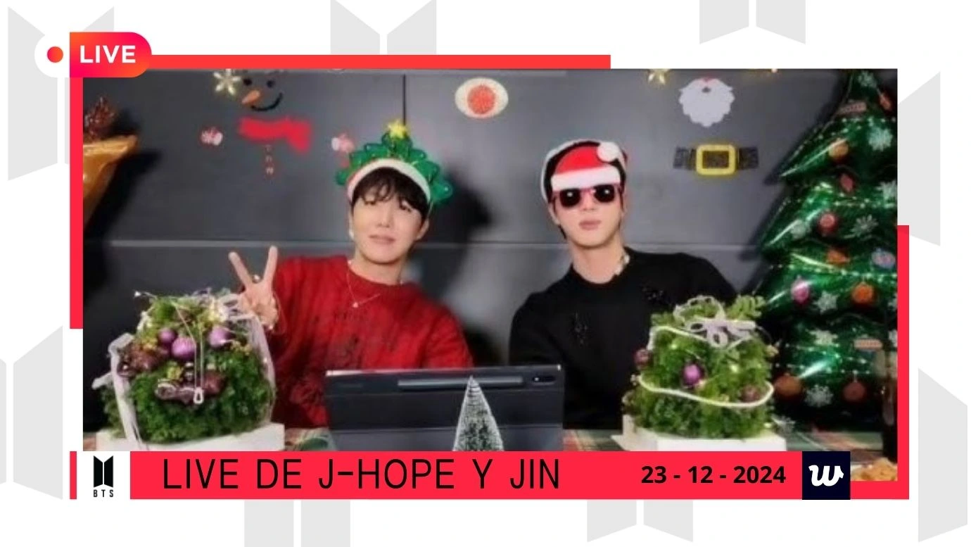 2Seok felicita la Navidad a ARMY en live