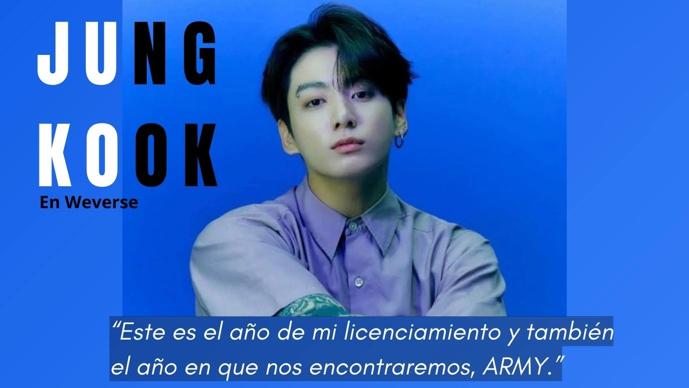 Jungkook escribe una carta de Año Nuevo en Weverse