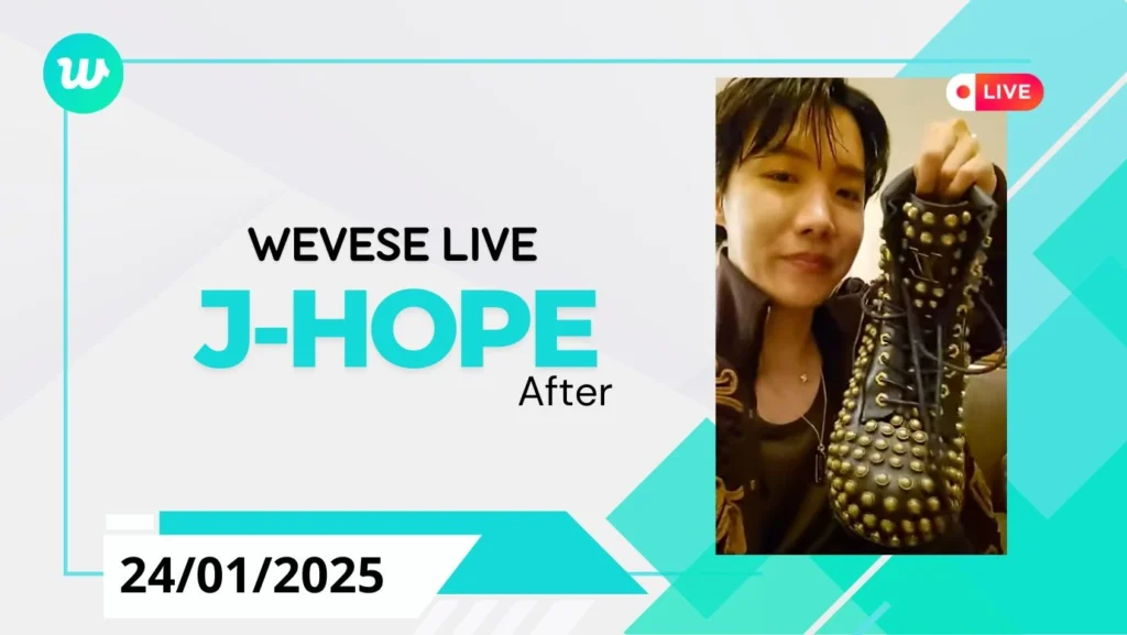 Weverse live J-Hope