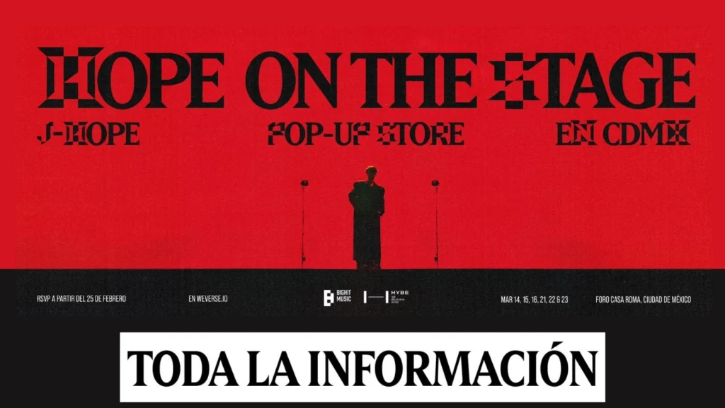 Pop-Up ‘HOPE ON THE STAGE’ en CDMX