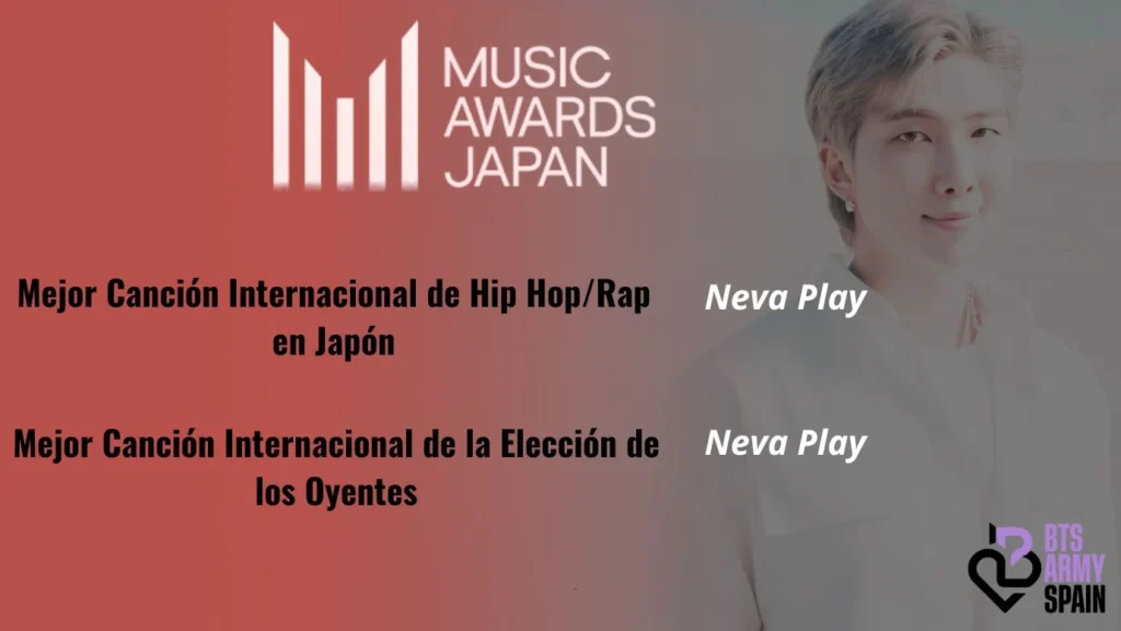 RM Votar Music Awards Japan 2025