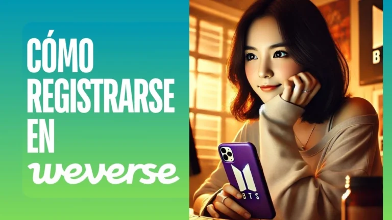 Crear cuenta en Weverse